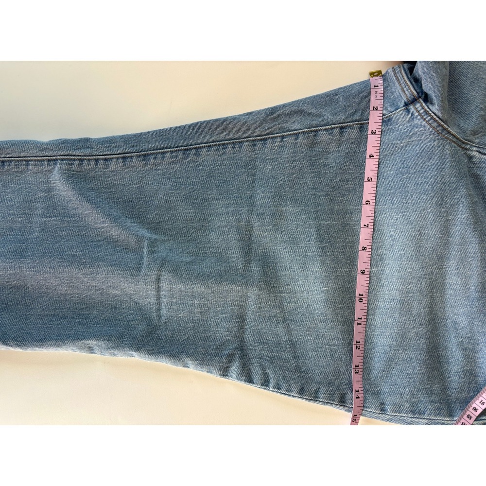 Joie Sylvie Straight Ankle Jeans Blue Medium Wash Stretch Denim Size 14W - Picture 15 of 15